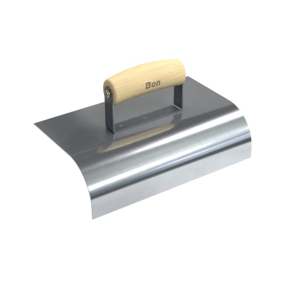 Highway Curb Runner, 10" X 5 3/4", 2 5/8" Lip 2" Radius Wood Handle